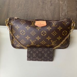 Louis Vuitton Monogram Miniran Ebene key case 💯